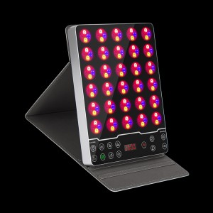 Hellion Red Light Target Therapy LED Panel for Beauty and Home Wellness Health with Build-in Controller and Leather Cover and Stand